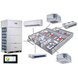 Sistemas de Aire Acondicionado <span class=keywords><strong>Midea</strong></span> V8 Eco con Bomba de Calor, Funcionan con Aire Acondicionado de Cassette de Cuatro Vías para Salones, Aeropuertos y Estaciones - Product Image 6