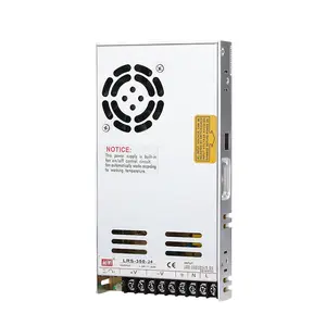 MiWi LRS-350-24 small size 110v 220v ac to dc 24v power supply switching unit 350w for Communication