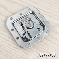 Accessoires pour Flight Case : Serrure papillon en métal pour coffret d'amplificateur de puissance audio, boîte à outils et boîte à accessoires, grand cadenas à ressort