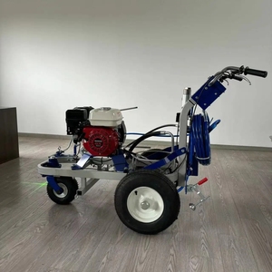 High Quality 6.5HP <b>Gasoline</b> Engine Cold Spray Paint Machine Hand-Push Cold Airless Spraying Pavement Road Line Marking Machine - Product Image 4
