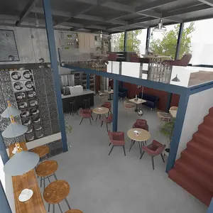 咖啡店3D设计装饰商业餐厅解决方案烘焙设备供应商