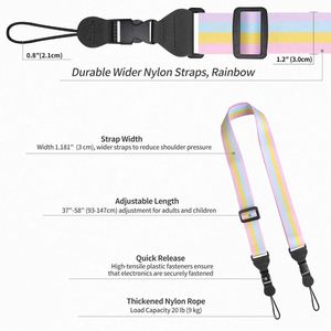 Correa de Cuello para Cámara Personalizada OEM, Nueva, de Satén con Detalles Metálicos, con Logotipo Long Sea Impreso, Accesorios - Product Image 3