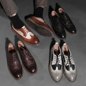 Zapatos de Cuero Genuino de Lujo para Hombre - Piel de Vacuno de Grano Completo, Calzado Casual con Suela Suave y Transpirable - Product Image 1