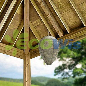 Pelouse Jardin Extérieur Factice <span class=keywords><strong>Nid</strong></span> <span class=keywords><strong>De</strong></span> Guêpes Leurre Abeilles Suspendues Dissuasion <span class=keywords><strong>Frelon</strong></span> Abeilles Suspendues Guêpe Abeille Insecte Mouche Piège Leurre Guêpes <span class=keywords><strong>Nid</strong></span> - Product Image 3