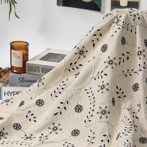 Vintage-style <strong>Cotton</strong> Thread Rope Embroidered <strong>Cotton</strong> Fabric Embroidery Flower Vine Embroidery Cheongsams Costumes Casual <strong>Wear</strong> - Product Image 6