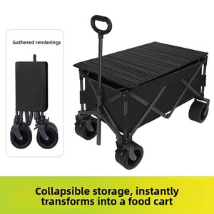 Chariot de <span class=keywords><strong>camping</strong></span> pliable ultra-léger et portable pour l'extérieur, idéal pour le <span class=keywords><strong>camping</strong></span>-<span class=keywords><strong>car</strong></span>, les marchés et les courses - Product Image 2