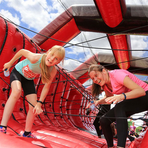 Parcours d'obstacles gonflable écologique <span class=keywords><strong>de</strong></span> grande taille pour adultes avec toboggan sportif pour enfants et château gonflable par Pasta Inflatable - Product Image 3