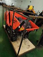 Mini-dumper chenillé chinois, chargeur compact sur chenilles, transporteur de benne, véhicule de chantier