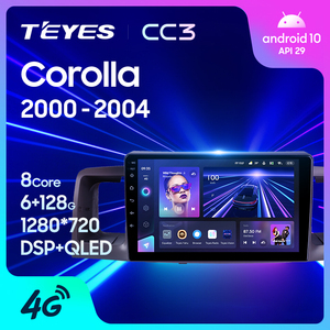 Reproductor de DVD para Auto <span class=keywords><strong>TEYES</strong></span> CC3 para Toyota <span class=keywords><strong>Corolla</strong></span> 2000-2004, Accesorios para Vehículos, Pantalla Táctil de 9 Pulgadas, Radio para Auto, Reproductor de DVD, Android Auto - Product Image 5