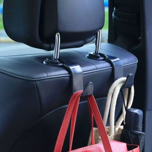 4 pièces – Porte-sacs élégant pour siège arrière de voiture, pour sacs à main, vêtements, manteaux, sacs d'épicerie, multicolore - Product Image 6