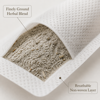 Patchs de Soin des Pieds aux Herbes Traditionnelles de Pékin (OEM/ODM) – 60 Pièces/Boîte – Autocollants Détoxifiants et Relaxants à l'Armoise pour le Corps – Prix de Gros