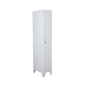 Armoire en acier de <span class=keywords><strong>casier</strong></span> de <span class=keywords><strong>casier</strong></span> en métal de porte unique d'employé de bureau <span class=keywords><strong>pour</strong></span> le <span class=keywords><strong>vestiaire</strong></span> de chambre à coucher - Product Image 1