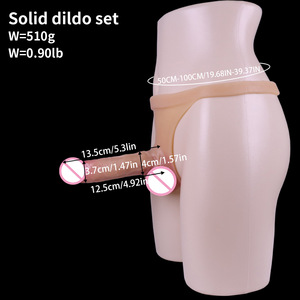 Delove Dildo Hueco Portátil para Mujeres, de Silicona, con Sujetador para Pantalones, Simulación de Dildo Sólido con Correa, Color Carne, Resistente al Agua - Product Image 2