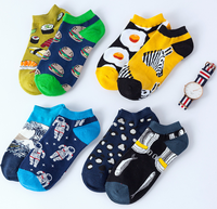 Dh — chaussettes en coton avec logo par sublimation pour femmes, mignonnes et populaires, pour les athlétiques, à coupe basse, invisibles, collection automne et hiver