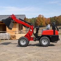 Remises Fabricant Mini-chargeuse sur pneus tout-terrain hydraulique diesel pour jardin et machines de construction
