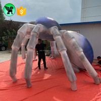 5m Décoration Gonflable Araignée Personnalisé Araignée Géante Gonflable Pour Halloween A6571