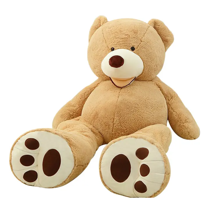 Großhandel ungefüllte Plüsch Braunbär Teddybär Skins Plüsch Tierbär Skins