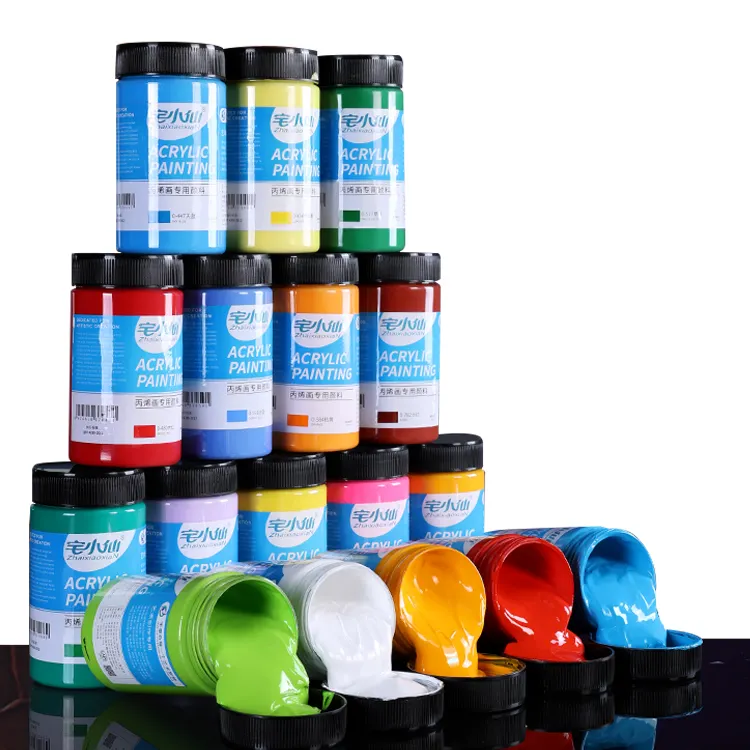 Wholesale High Quality 300ML acrylic paint set 41 colours set for diy oil acrylic painting art supplier