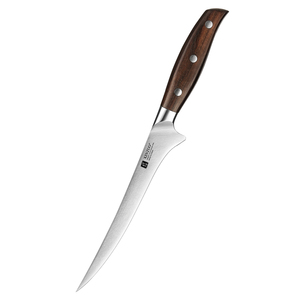 سكين فيليه متعددة الأغراض الألمانية الفولاذ المقاوم للصدأ المطبخ Boning Filleting السكاكين أحمر خشب الصندل مقبض جديد - Product Image 5