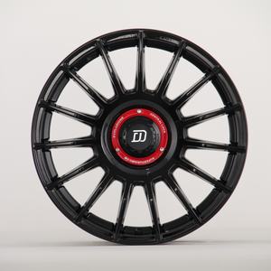 Gran oferta, ruedas 5x100 5x113, llantas de 17 y 18 pulgadas, ruedas de coche de pasajeros de aleación negra brillante para <span class=keywords><strong>VW</strong></span> <span class=keywords><strong>GOLF</strong></span> Mk6 Mk7 Mk8 <span class=keywords><strong>GTI</strong></span> - Product Image 2