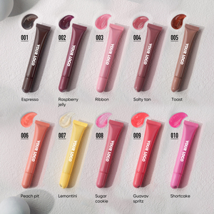 Brillo Labial con Color de 10 Tonos, con Péptidos, Aceite de Semilla de Camelia, Hidratante, con Efecto Espejo, Voluminizador, Pomada Labial Acuosa - Product Image 2