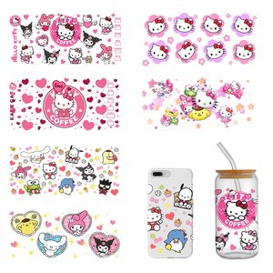 Vinilos UV surtidos para vasos de doble cara de 16 oz con diseño de dibujos animados y material de goma - Product Image 3