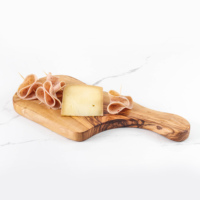 Planche à découper rustique en bois d'olivier tunisien, faite à la main, naturelle, avec poignées, ustensile de cuisine, fabriquée en Tunisie, 10