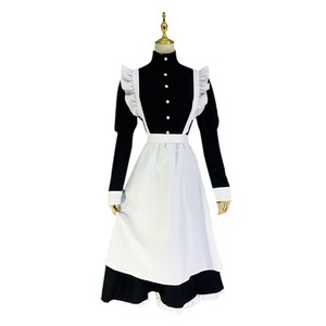 Maid Costume Black White Lolita Dress Cosplay Costume Female Crossdressing Outfit Ordinary Stage Costume Fall 2023 - Product Image 5