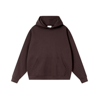 Hoodie Pendek Grosir Warna Permen 2026, Hoodie Pendek Unisex Oversize Tebal, Hoodie Boxy Custom 380gsm Pria