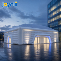 Pavillon cube gonflable personnalisé pour salon professionnel, salle d'exposition et lieu d'événement d'entreprise