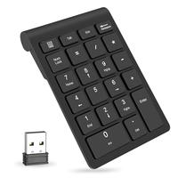 Claviers numériques sans fil OEM ODM, clavier numérique, pavé numérique, 22 touches, portable, 2,4 GHz, extensions de clavier numérique pour la comptabilité financière, 10 touches