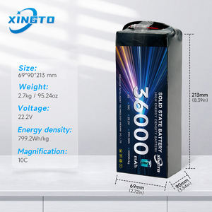 Xingto 6s 10000 12000 18000毫安时36000毫安时88000毫安时22.2v脂无人机电池80000 Mag Li Hv 66000 10c电池 - Product Image 1