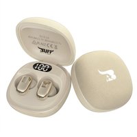 Écouteurs sans fil TWS avec protection Hall et OVP, étui de chargement en tissu, affichage numérique et indicateur de batterie