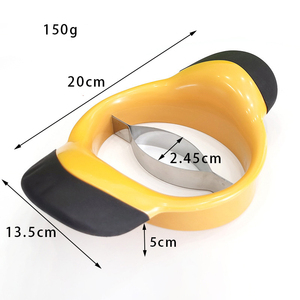 Cortador de Frutas Portátil de Acero Inoxidable Syh651 al por Mayor con Mango Suave para Mango y Verduras - Product Image 2