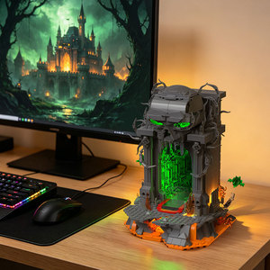 JMBricklayer Set de Bloques de Construcción Portal Oscuro, Puerta Gótica con Calaveras, Luz LED, Puerta de Demonio de Fantasía, 1108 Piezas, Juguete de Construcción para Adultos - Product Image 4