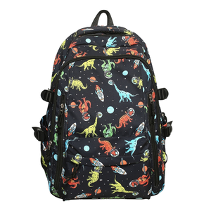 Large Capacity Lightweight Water Resistant Polyester Backpack Boys New Trendy <strong>Cool</strong> Printed Cross-Border Design <strong>College</strong> <strong>Students</strong> - Product Image 1