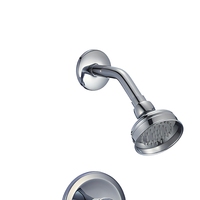 Ensemble de douche mural thermostatique moderne en laiton de haute qualité, multifonctionnel, avec pommeau de douche pluie haute pression et robinet