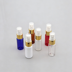 Flacon pulvérisateur de parfum en plastique PET de 15 ml, flacon pulvérisateur de voyage de luxe en or et argent, flacon pulvérisateur buccal - Product Image 2