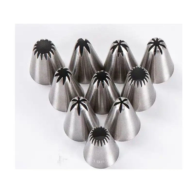 1M6 tooth cake decorating cookies baking DIY tools 304 stainless steel piping nozzle