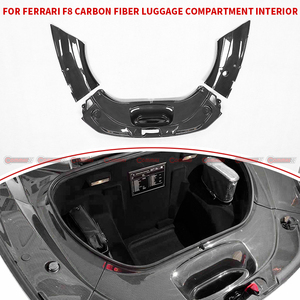 Piezas de Auto de Fibra de Carbono Seca de Alta Calidad, Estilo OEM, Compartimento de Equipaje Interior para Ferrari F8 - Product Image 1