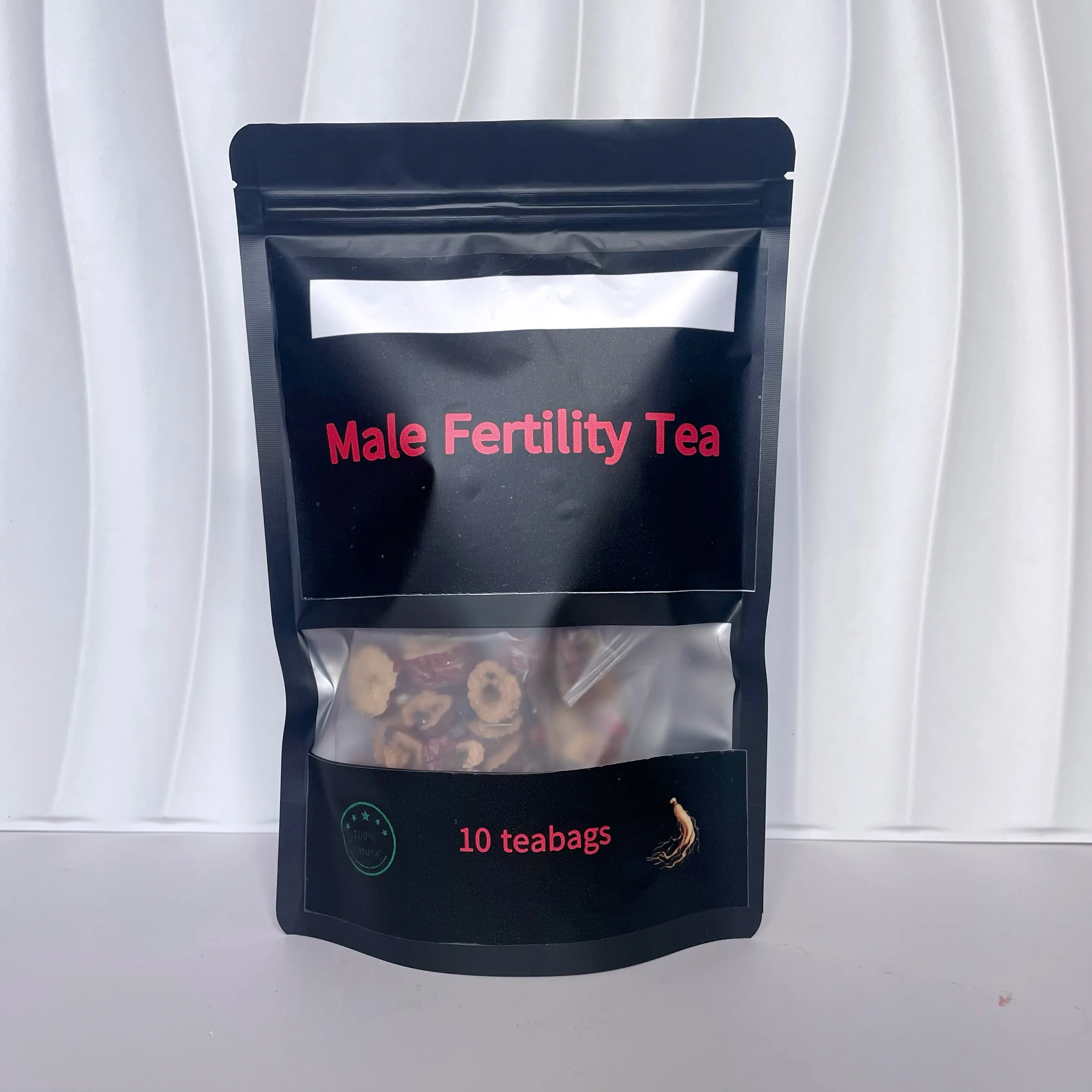OEM Chinese traditional herbal medicine organic herbal male vitality tea Fertility tea Nourishing Tea for Men