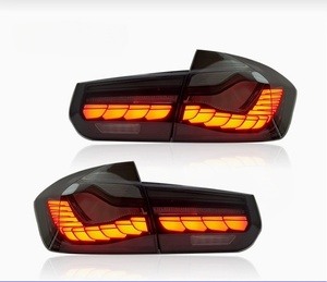 Nouveau feu arrière LED de style <span class=keywords><strong>GTS</strong></span> 2013-2018 avec lentille fumée et rouge clair pour F30 F35 F80 12V Rétrofit/Mise à niveau - Product Image 4