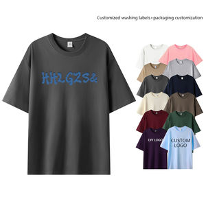 T-shirt da uomo stampata personalizzata di alta qualità, pesante, taglie forti, con stampa 'Femme <span class=keywords><strong>Boss</strong></span> Boys' - Product Image 1