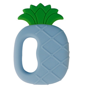 Jouets pour bébés, anneaux de dentition en silicone apaisants, anti-sucettes, lapin, petit éléphant, légumes - Product Image 5