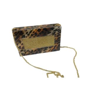 Bolso de Noche de Piel Sintética con Detalles Metálicos para Bodas y Ocasiones Especiales - Product Image 1