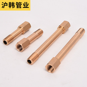 Copper Mold Connector Extension Rod With Inner And Outer Threads 1/8 1/4 3/8 Brass For Pneumatic And Water Nozzle - Product Image 2