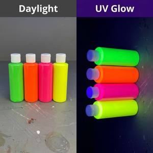 Vernice Fluorescente Neon 150ml Non Tossica e Sicura, Liquido UV Luminoso per Giochi di Verniciatura all'Aperto - Product Image 2