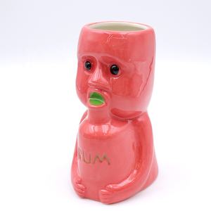 Taza de cristal de cóctel tropical Hawaiano de alta calidad directa de fábrica personalizada Taza de cerámica divertida para beber drunkard Tiki con botella de ron - Product Image 6