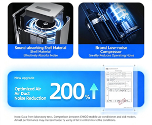 Hot Sale 14000BTU Portable Air Conditioner 2-in-1 Heat & Cool, Mobile AC Unit for Large Room Home Office High Power Cooling 14 0 - Product Image 3