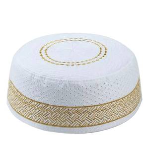 Gorros y Sombreros Musulmanes Étnicos de Moda al por Mayor, Gorro de Oración Islámico de Poliéster Colorido y Cómodo para Hombre 2025 - Product Image 1